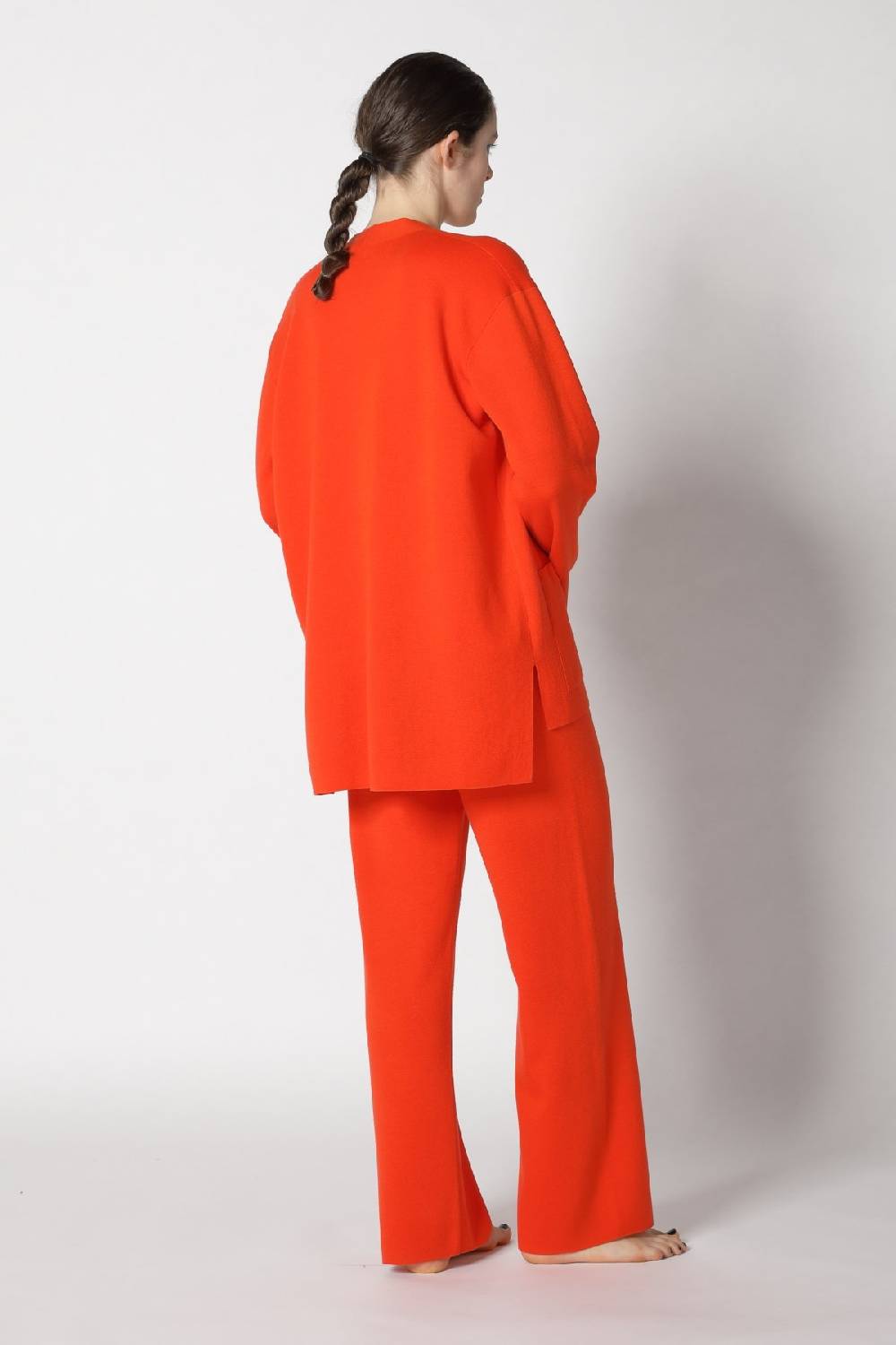 Sminfinity milano one button jacket + flowing cape jumper+ milano palazzo pants Jubiläumsangebot