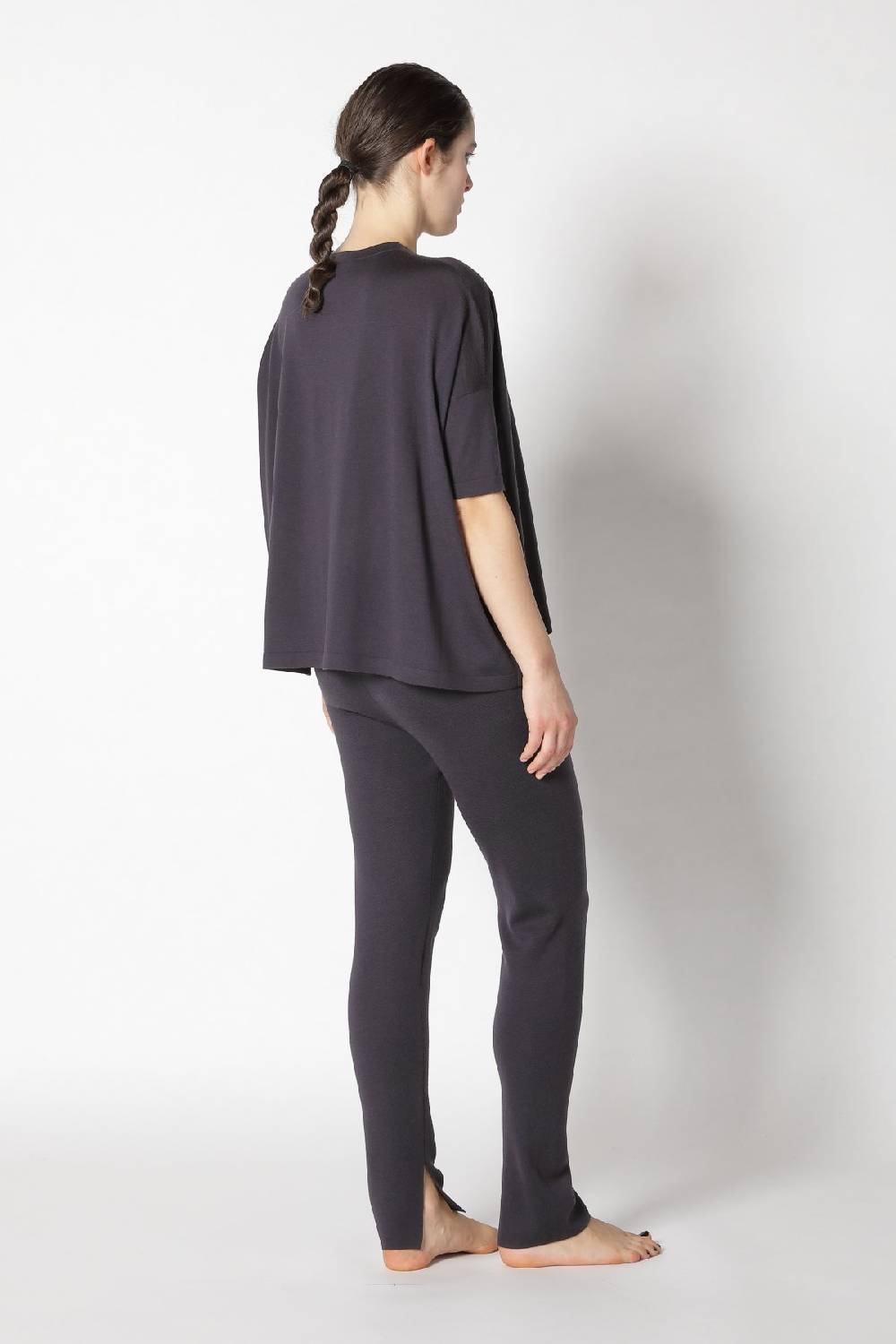 Sminfinity flowing cape jumper + milano slim cut pants Neueste Mode
