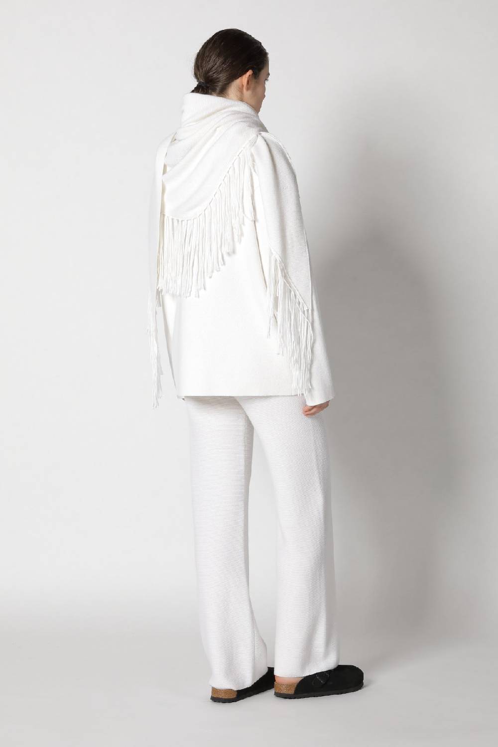 Sminfinity doubleface shirtjacket + garter triangle + garter palazzo pants Große Rabatte