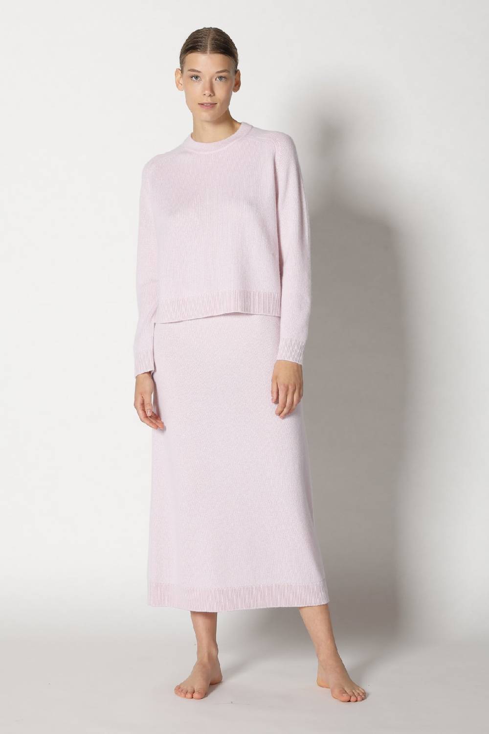Sminfinity pure 2 ply crew jumper +  pure 2 ply A skirt Fabrikladen