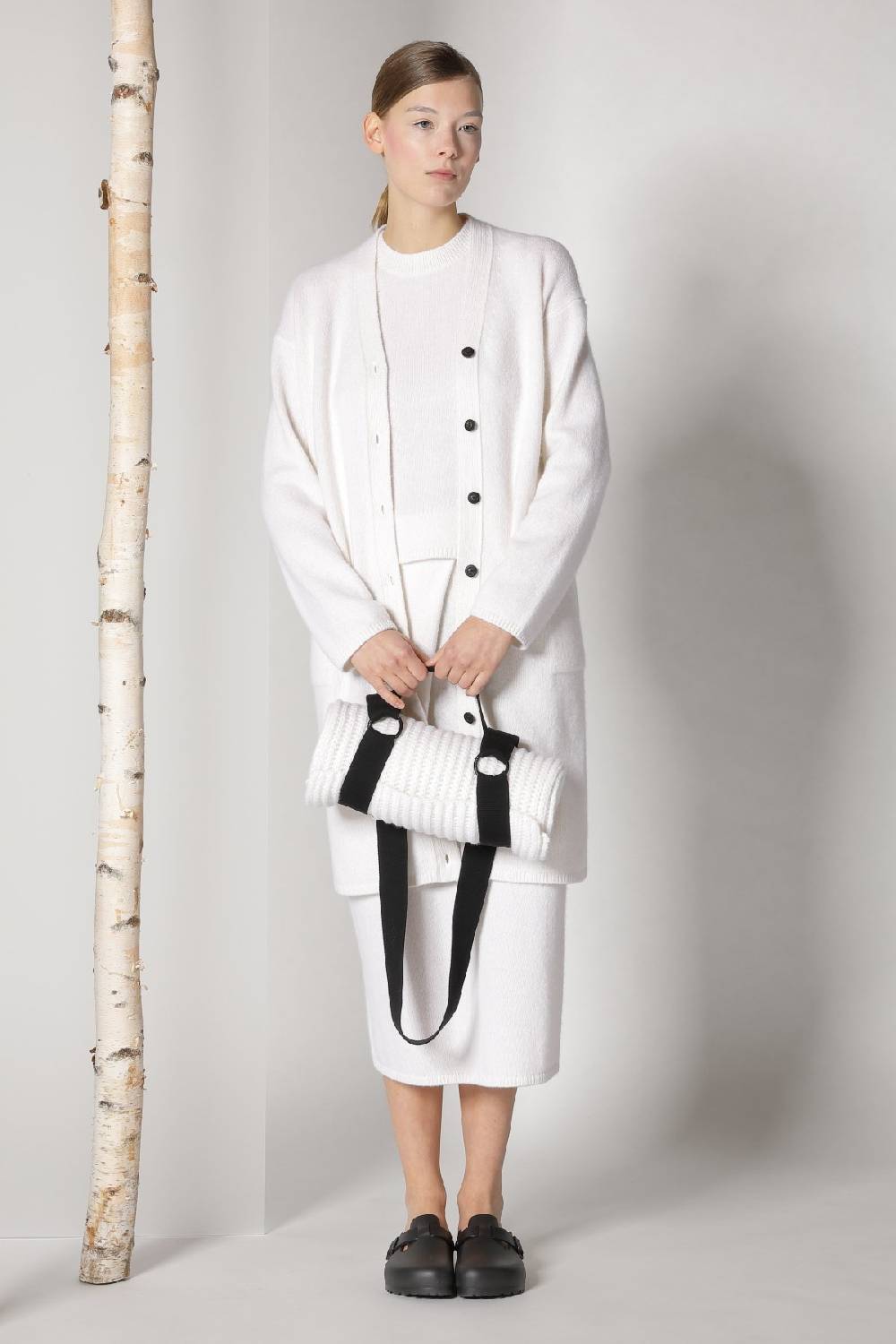 Sminfinity blurry long cardigan + blurry crew top + blurry tulip skirt Cyber Monday