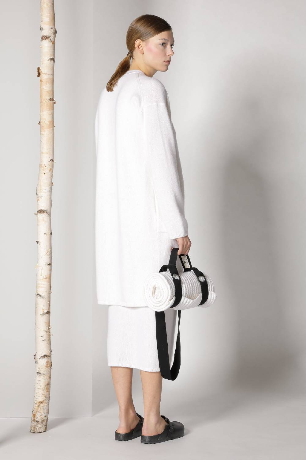 Sminfinity blurry long cardigan + blurry crew top + blurry tulip skirt Cyber Monday