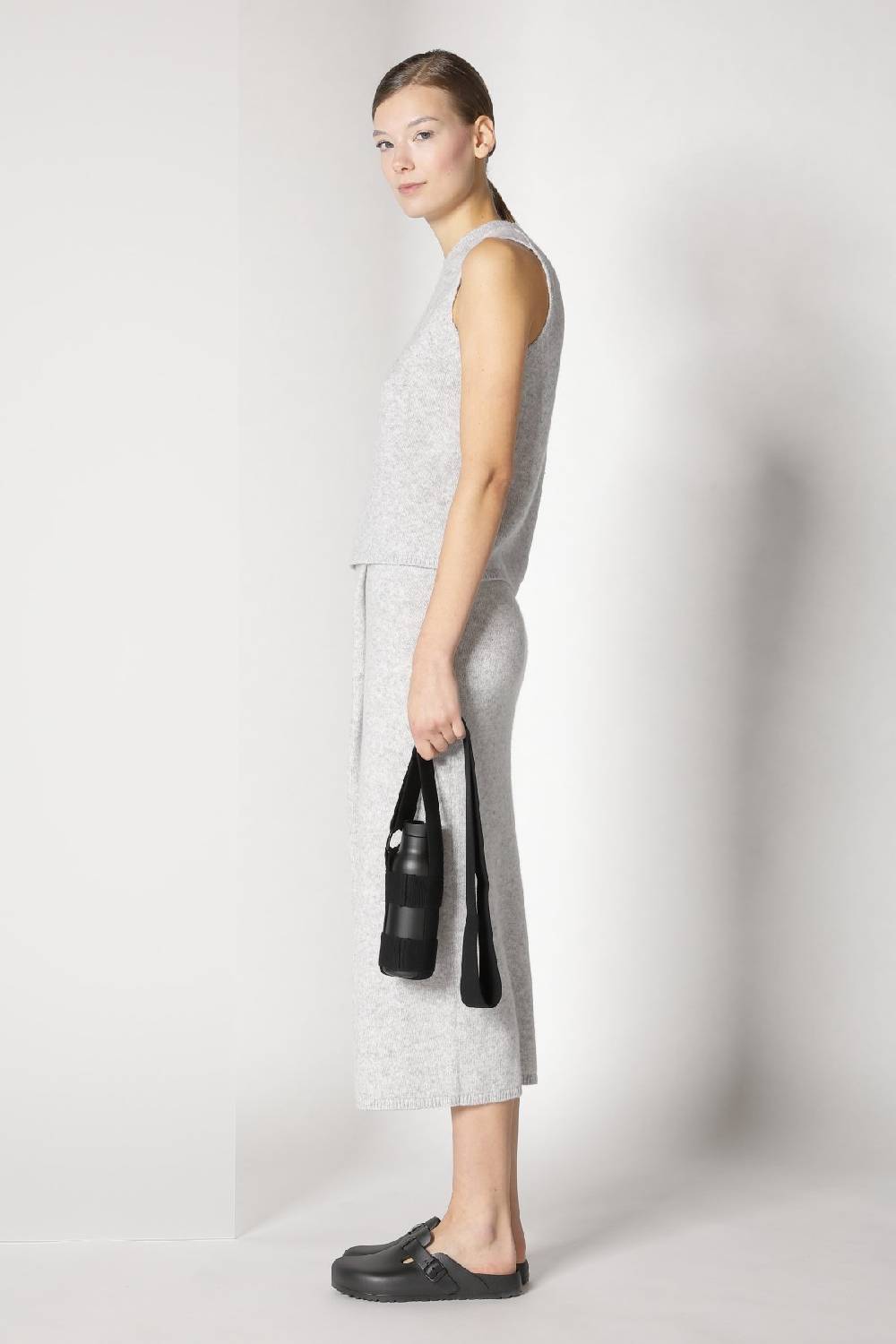 Sminfinity blurry ribbed scarf + blurry crew top + blurry tulip skirt Heißer Verkauf