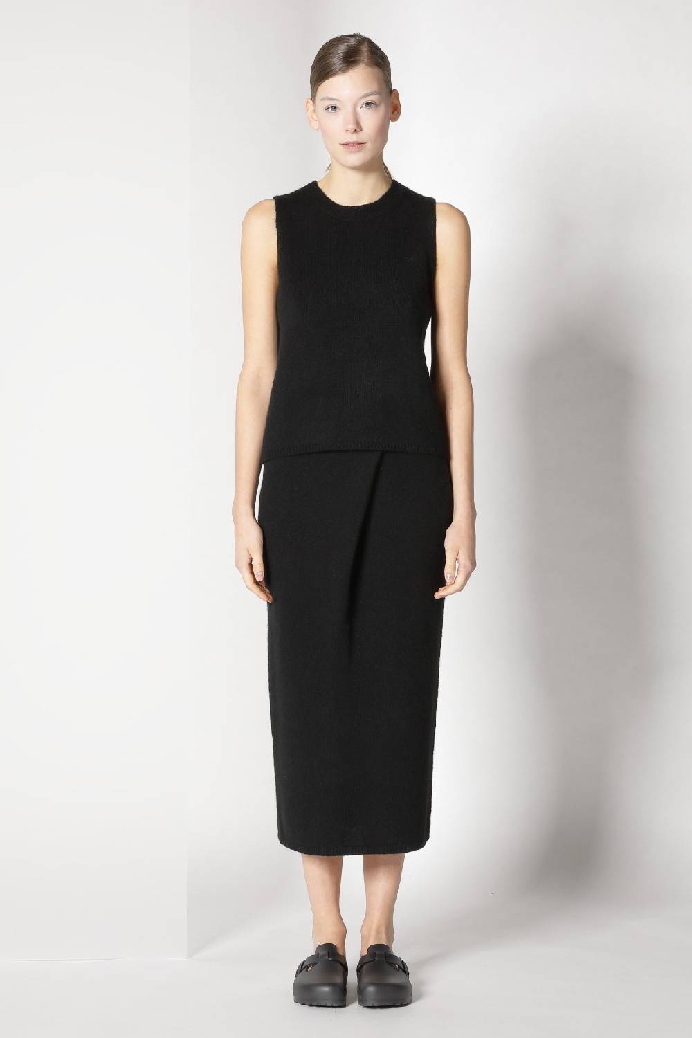 Sminfinity blurry ribbed zip-jacket + blurry crew top + blurry tulip skirt Zeitlich begrenztes Angebot