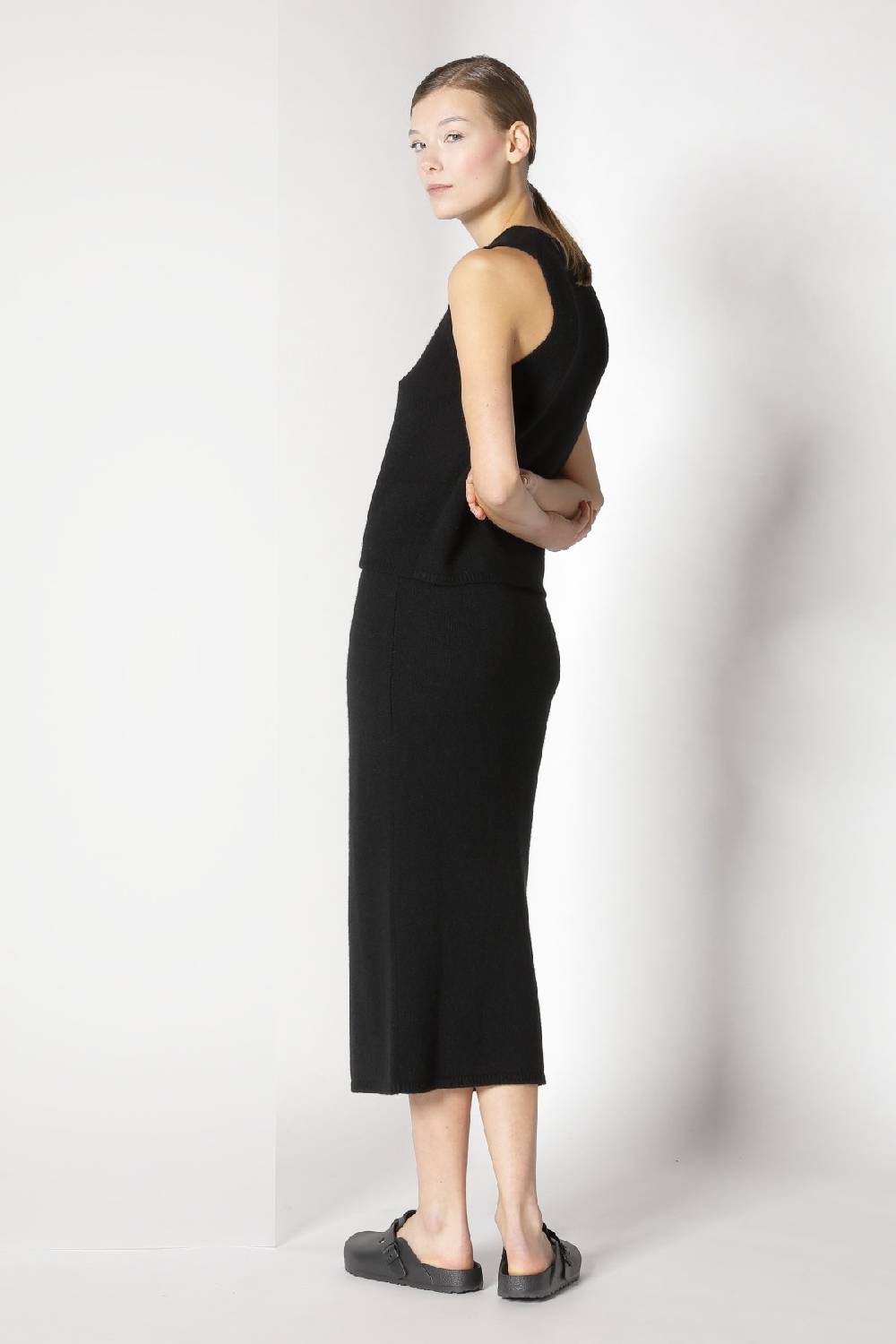 Sminfinity blurry ribbed zip-jacket + blurry crew top + blurry tulip skirt Zeitlich begrenztes Angebot