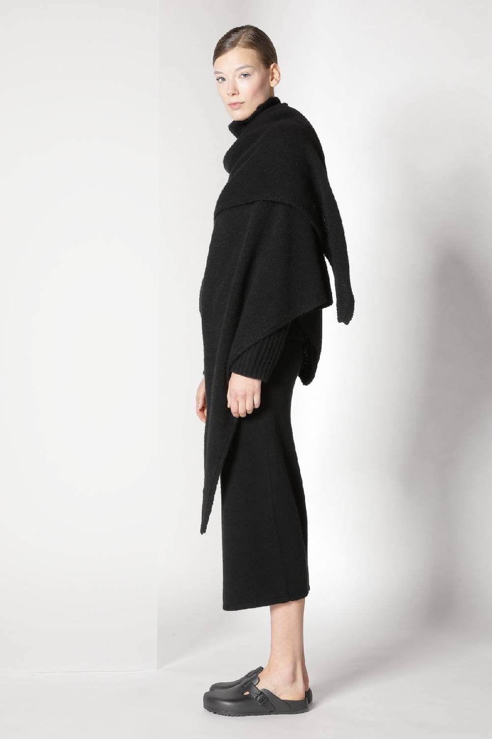 Sminfinity blurry triangle scarf + blurry ribbed turtleneck + blurry tulip skirt Exklusive Angebote