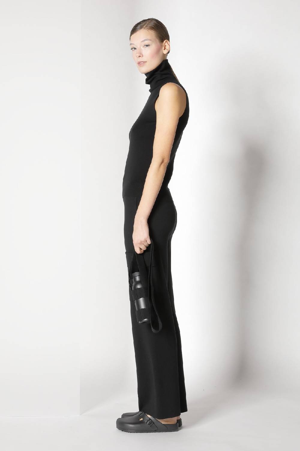 Sminfinity fitted turtle top + cargo bellbottom pants Bestseller