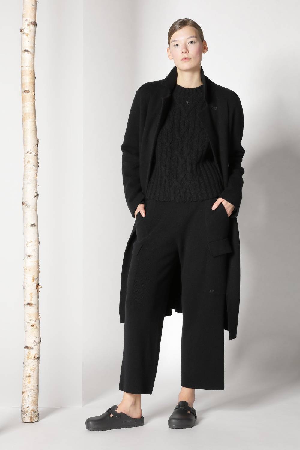 Sminfinity doubleface pea coat + chilly cable jumper + chilly cargo pants Tägliche Deals