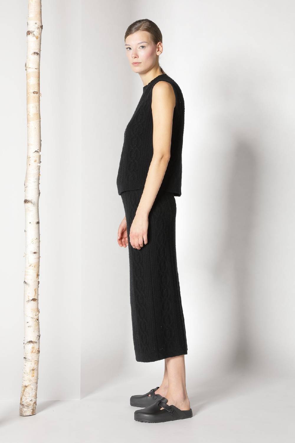 Sminfinity chilly cable maxi coat + chilly cable top + chilly cable maxi skirt VIP-Rabatte