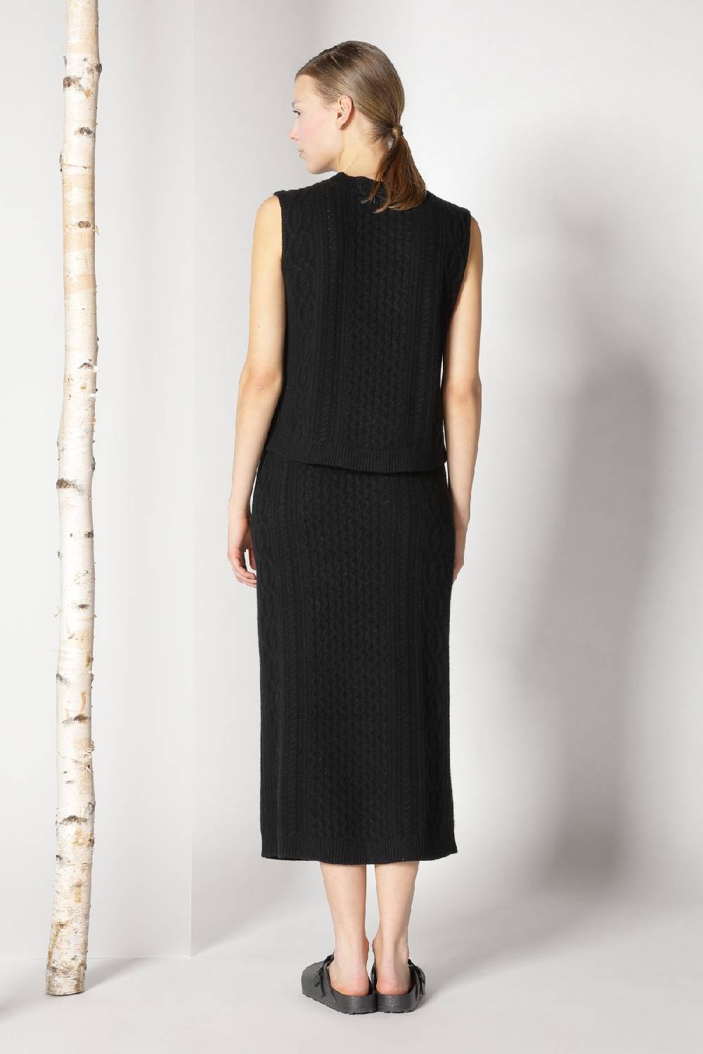 Sminfinity chilly cable maxi coat + chilly cable top + chilly cable maxi skirt VIP-Rabatte