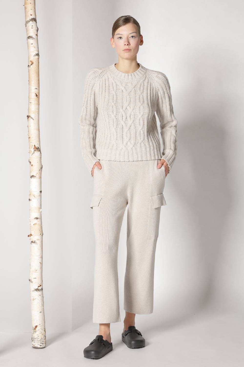 Sminfinity doubleface pea coat + chilly cable jumper + chilly cargo pants Letzte 2 Tage