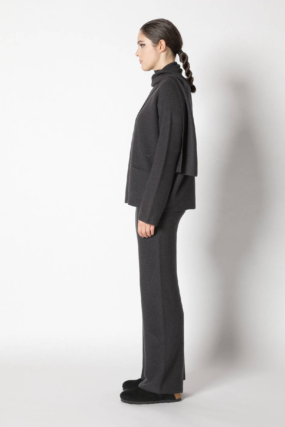 Sminfinity garter scarf jacket + garter T jumper + garter palazzo pants Kostenloser Versand international