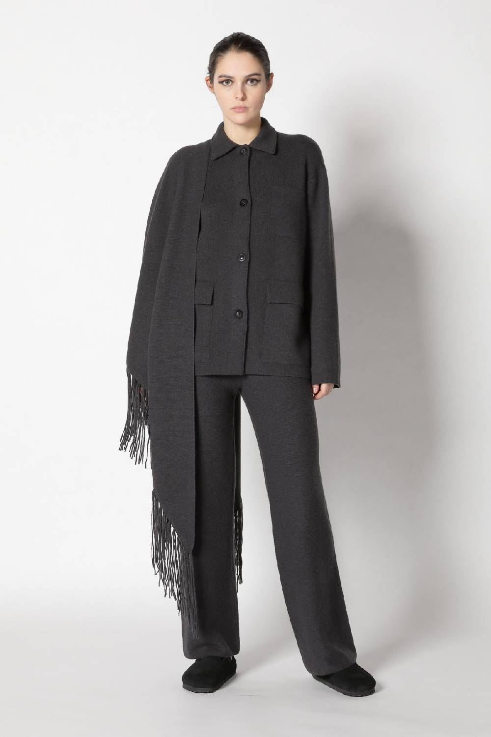 Sminfinity doubleface shirtjacket + garter palazzo pants Begrenzt auf 3 Tage