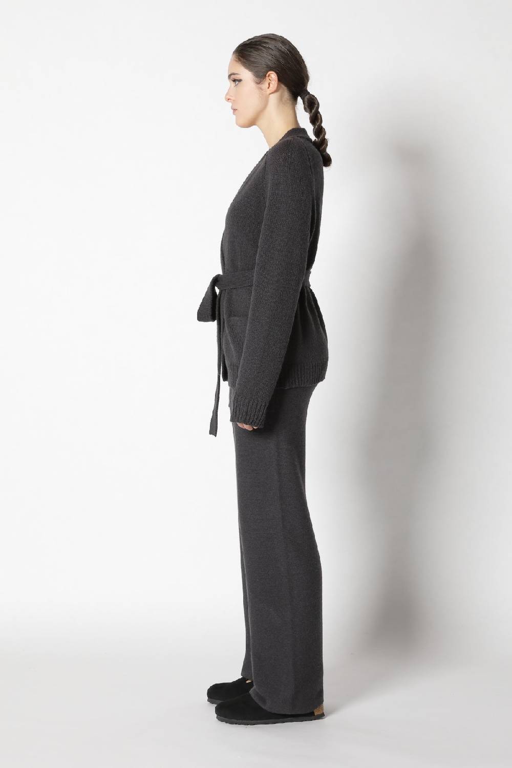 Sminfinity airy belted jacket + garter palazzo pants Black Friday Preise