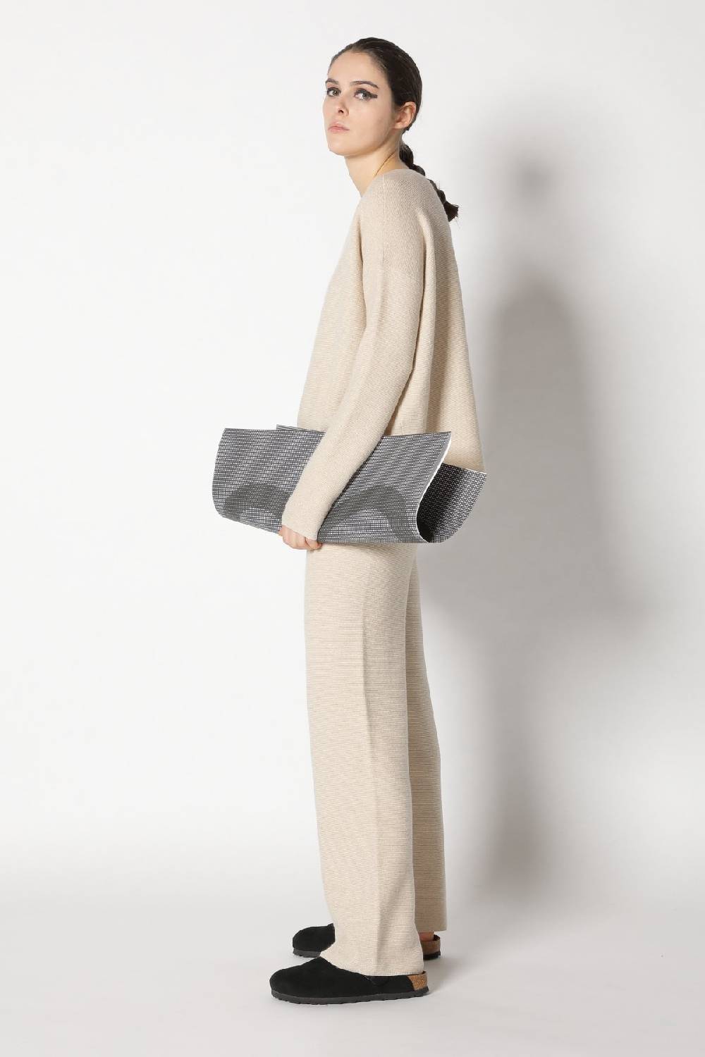 Sminfinity garter crew jumper + garter palazzo pants Outlet
