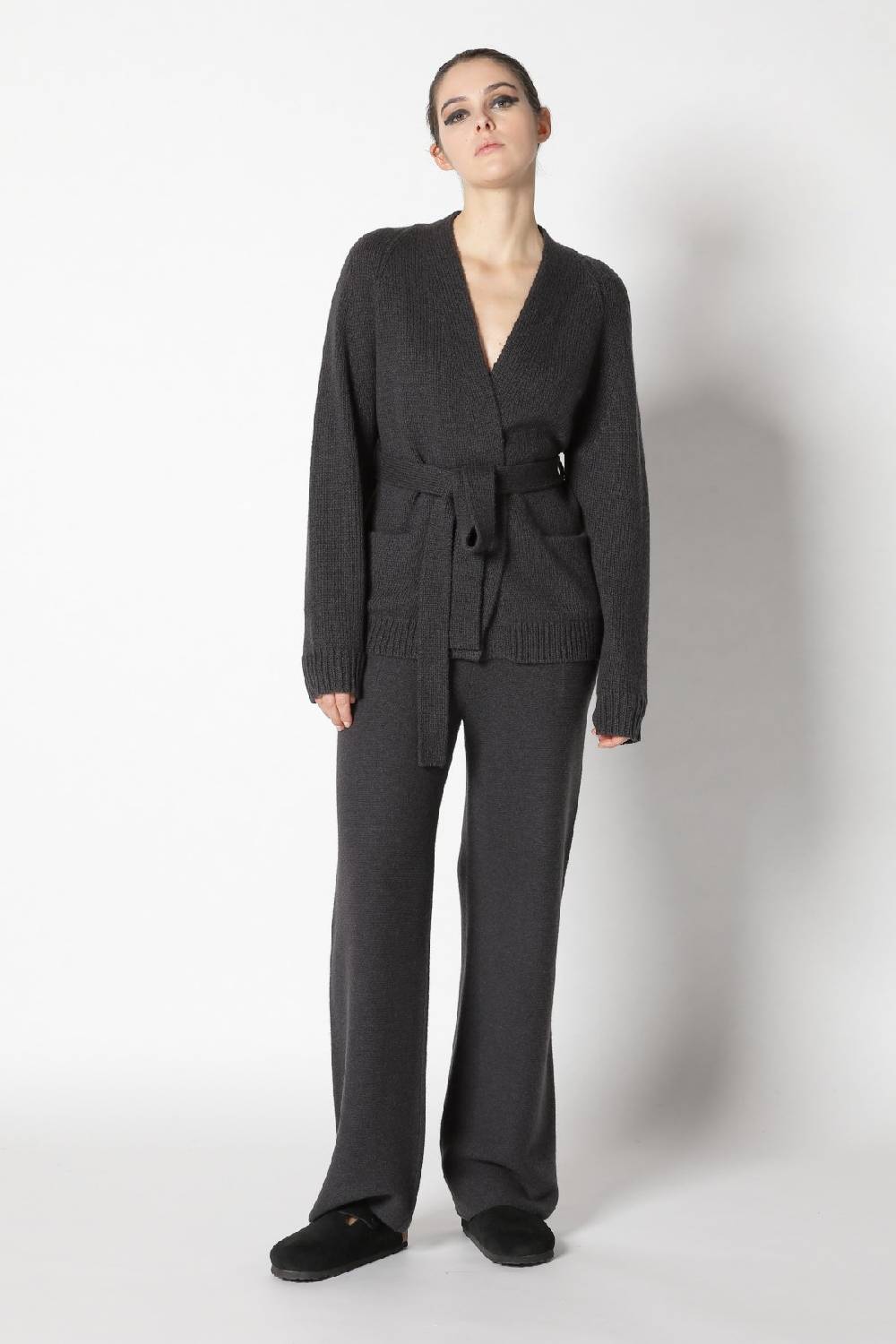 Sminfinity airy belted jacket + garter palazzo pants Angebote