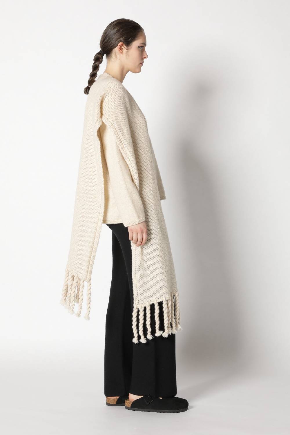 Sminfinity blurry V jumper + blurry chunky scarf + garter palazzo pants Meist gekauft
