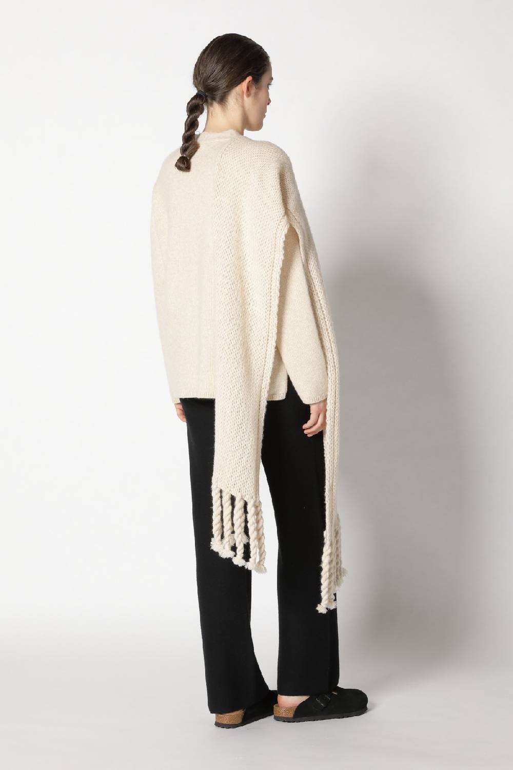 Sminfinity blurry V jumper + blurry chunky scarf + garter palazzo pants Meist gekauft