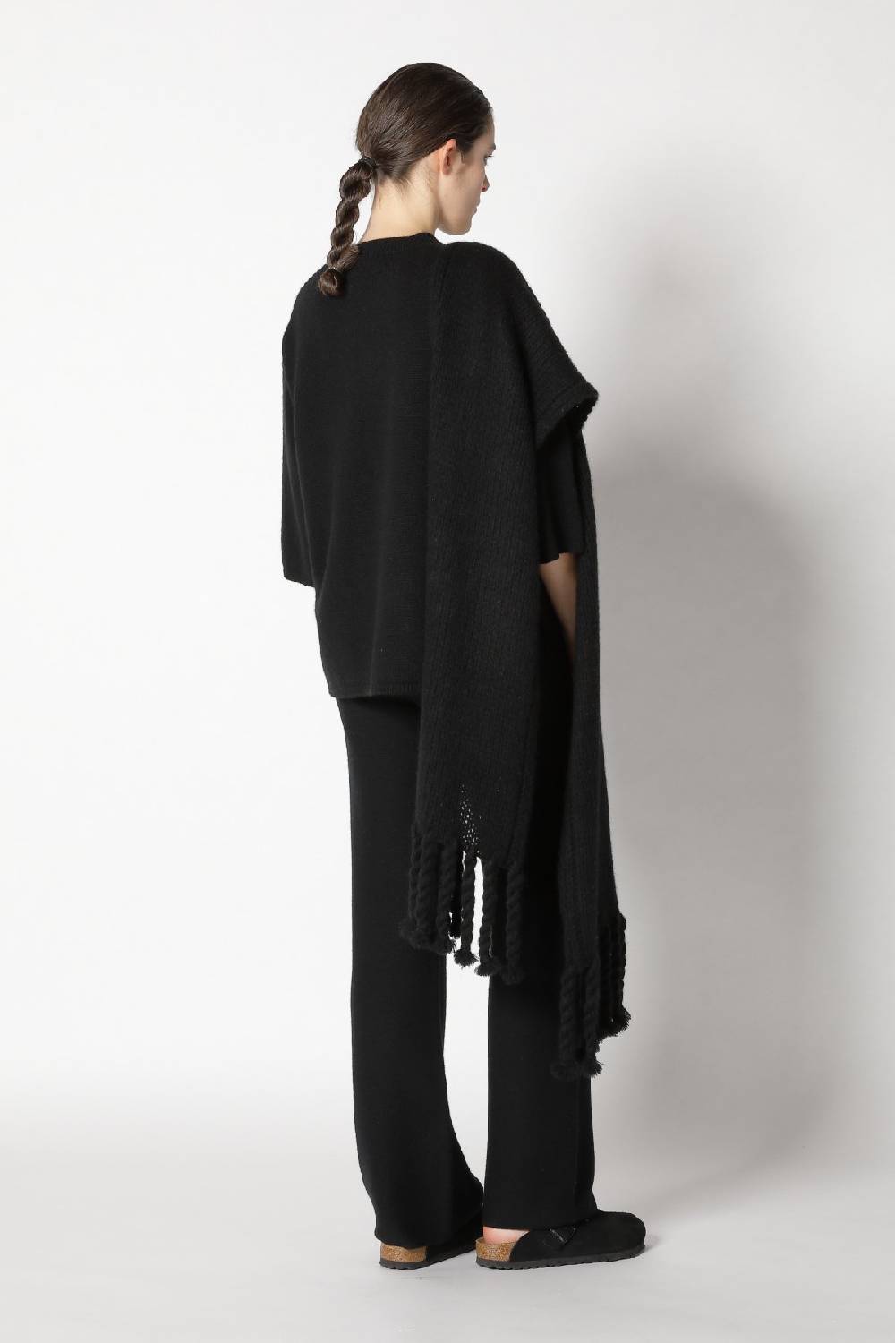 Sminfinity blurry crew jumper + blurry chunky scarf + garter palazzo pants Kostenloser Versand