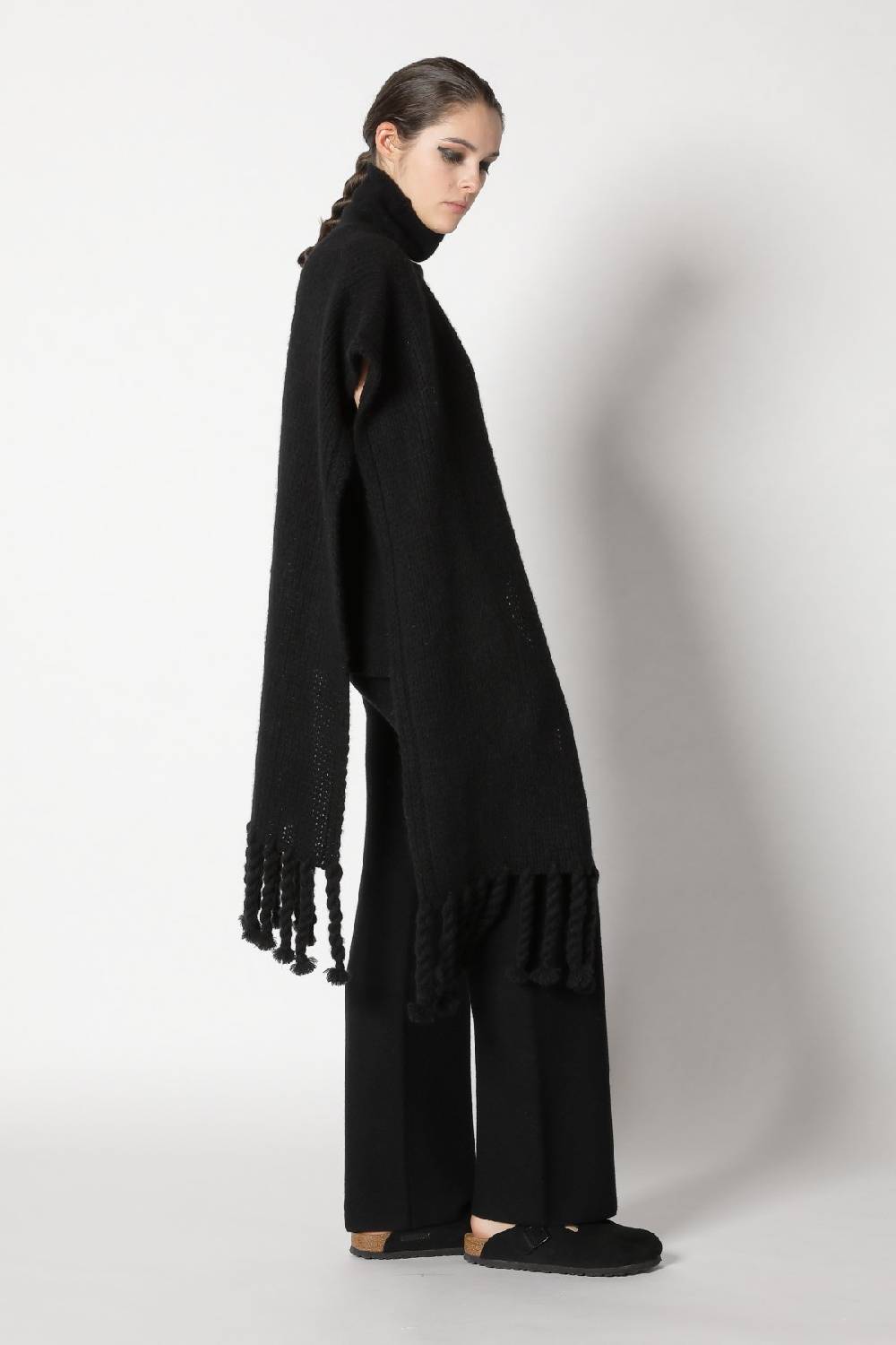 Sminfinity blurry turtle top + blurry chunky scarf + garter palazzo pants Limitierter Zeitrabatt