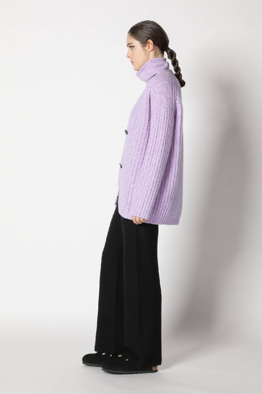 Sminfinity blurry turtle top + blurry chunky cardy + garter palazzo pants Sonderangebot