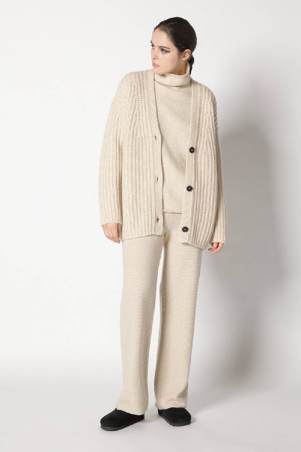 Sminfinity blurry turtle top + blurry chunky cardy + garter palazzo pants Sonderangebot