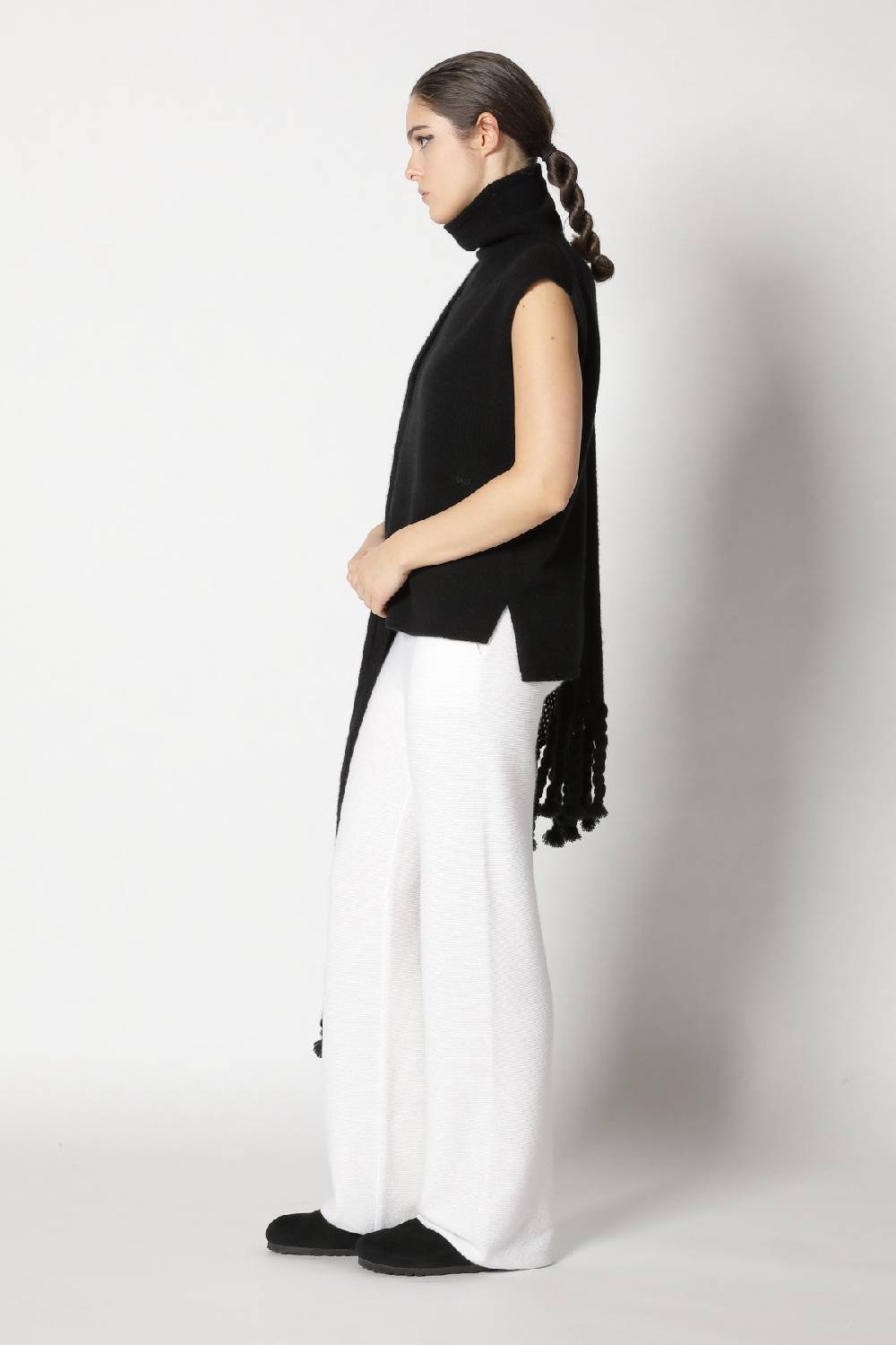 Sminfinity blurry turtle top + blurry chunky cardy + garter palazzo pants Großer Ausverkauf