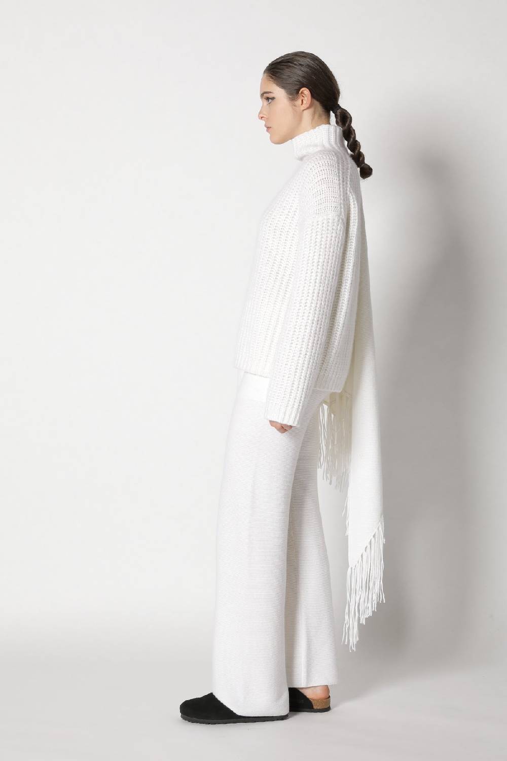 Sminfinity blurry chunky turtle + garter palazzo pants + garter triangel Online Shopping