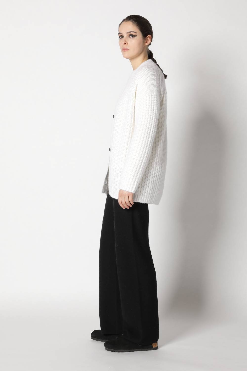 Sminfinity blurry chunky cardy + blurry chunky crewneck + garter palazzo pants Exklusivangebot