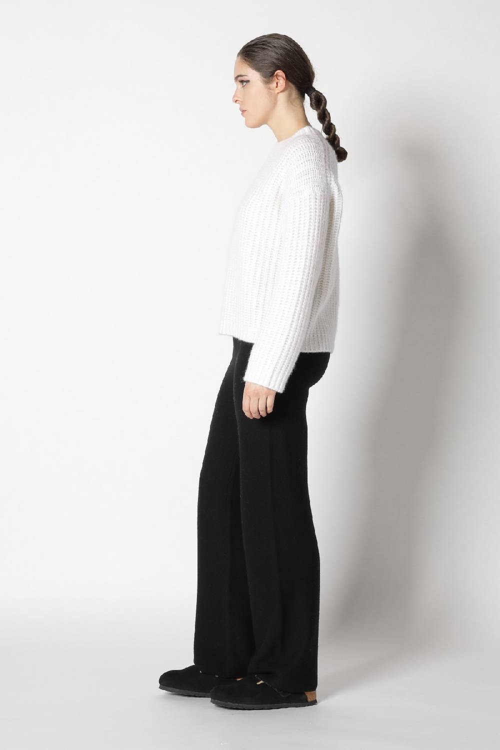 Sminfinity blurry chunky crewneck + garter palazzo pants Saisonschlussverkauf