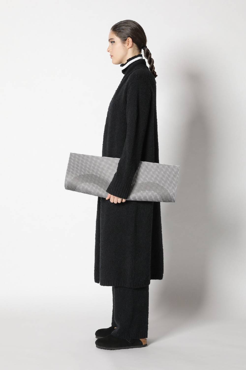 Sminfinity teddy coat + silky stripe turtle + teddy lounge pants Black Friday
