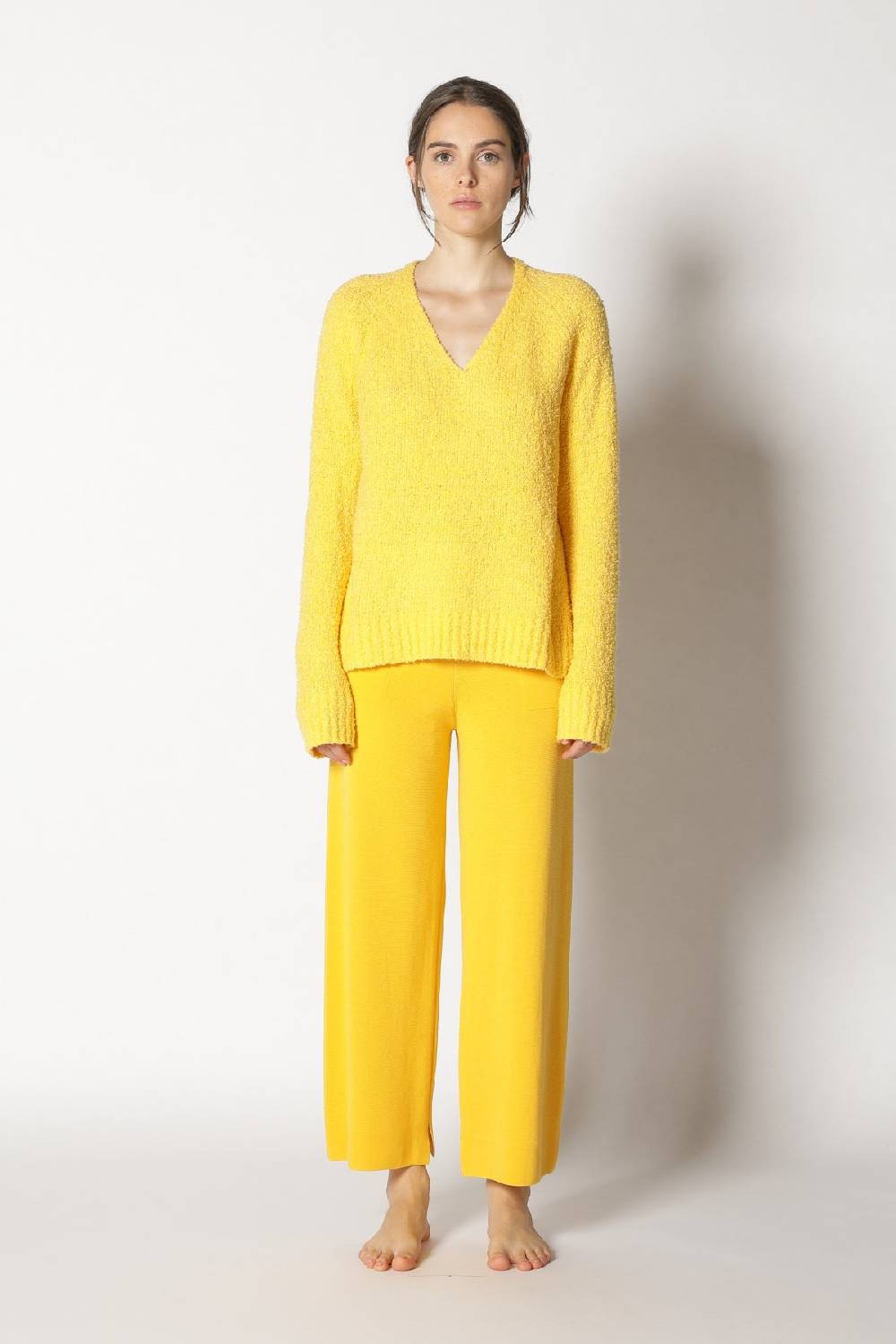 Sminfinity bouclé V neck + milano culotte Neueste Mode