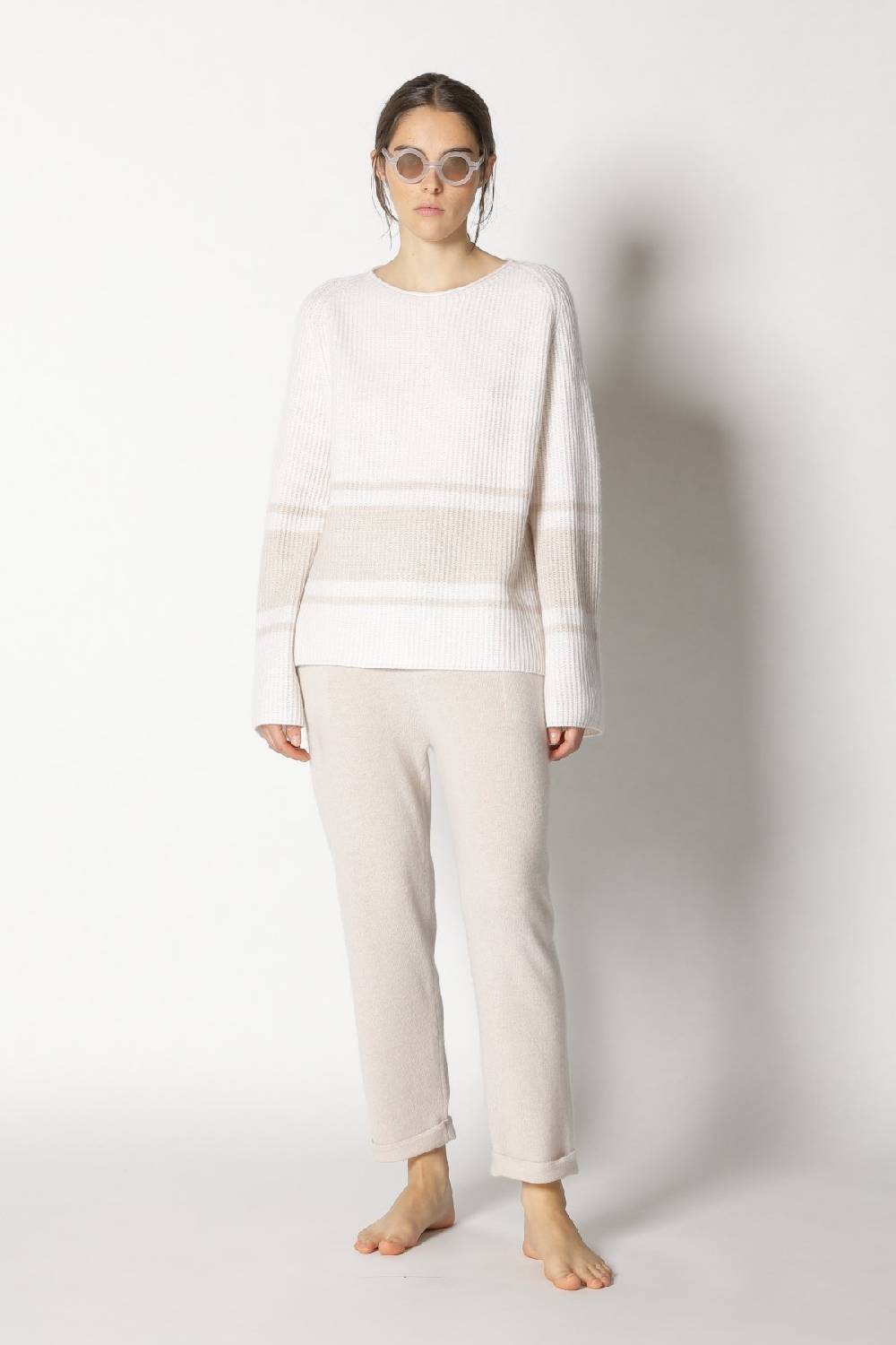 Sminfinity pure triped rib jumper + pure boat pants VIP-Rabatte