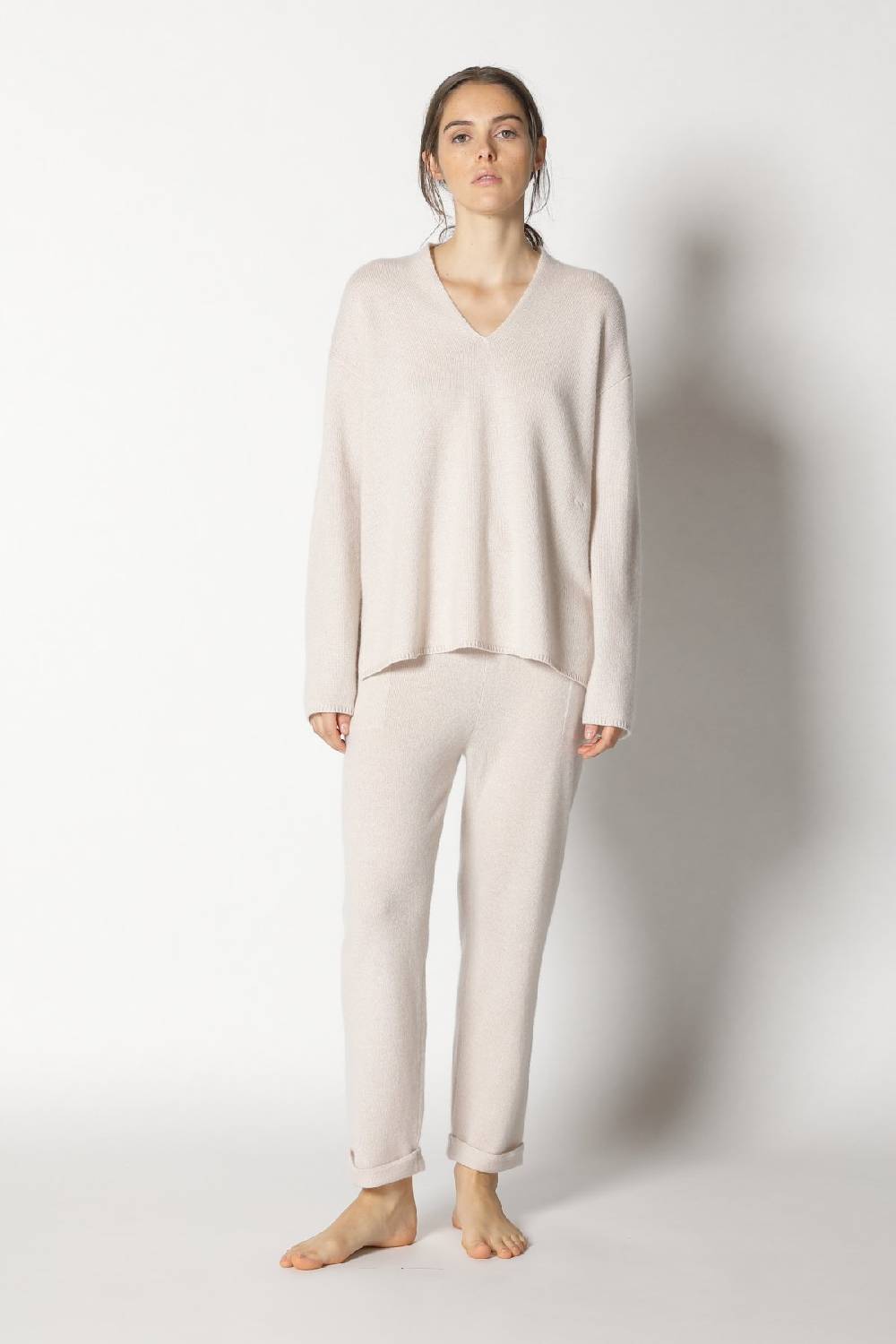 Sminfinity pure 2-ply V neck + pure boat pants Tiefpreis