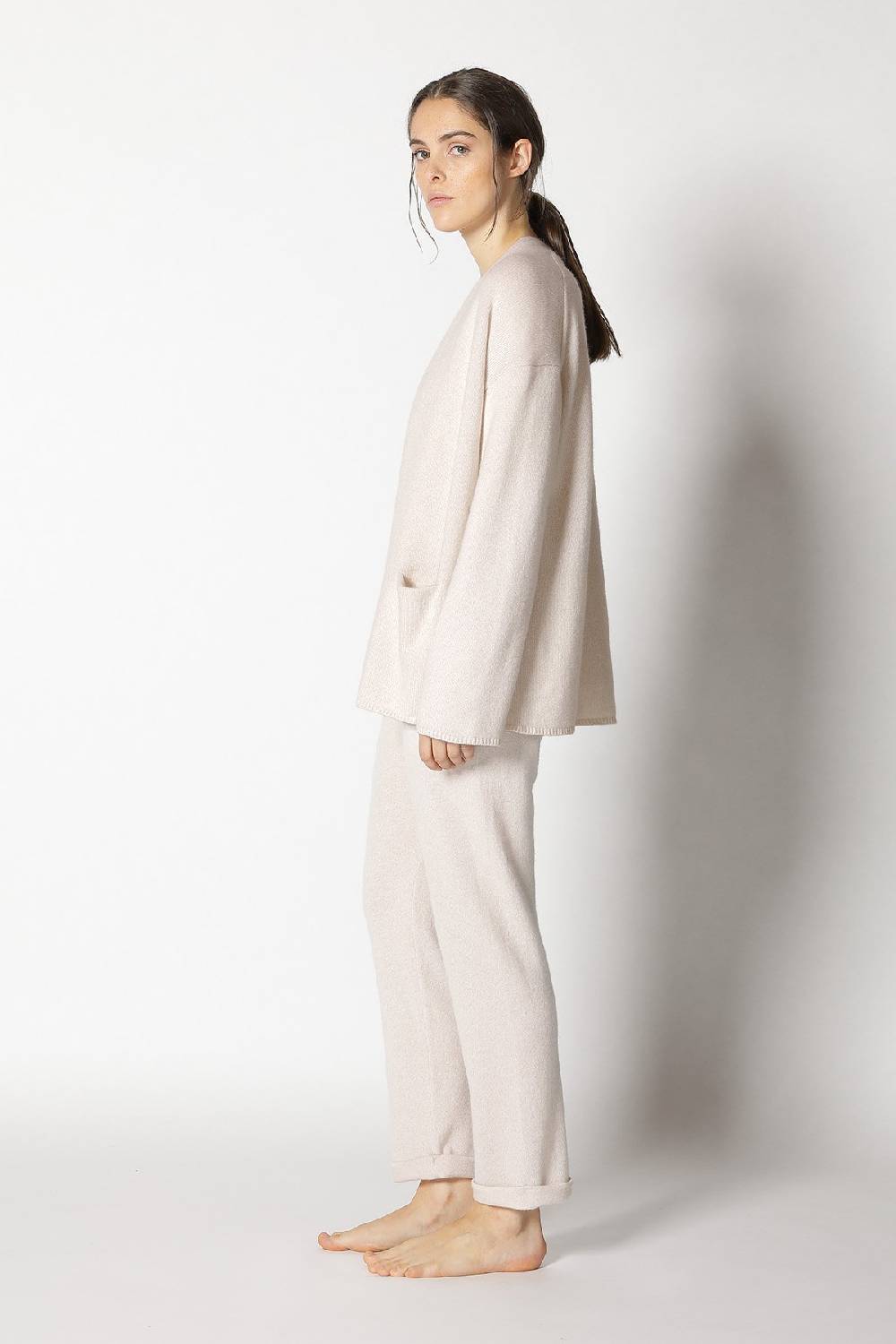 Sminfinity pure 2-ply jacket + pure V neck + pure boat pants Super Sparpreis