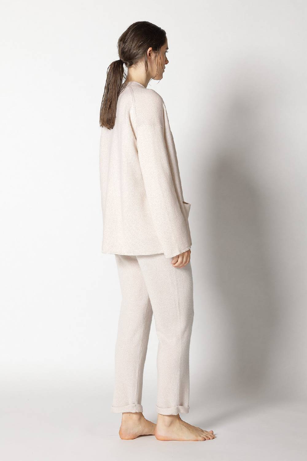 Sminfinity pure 2-ply jacket + pure V neck + pure boat pants Super Sparpreis
