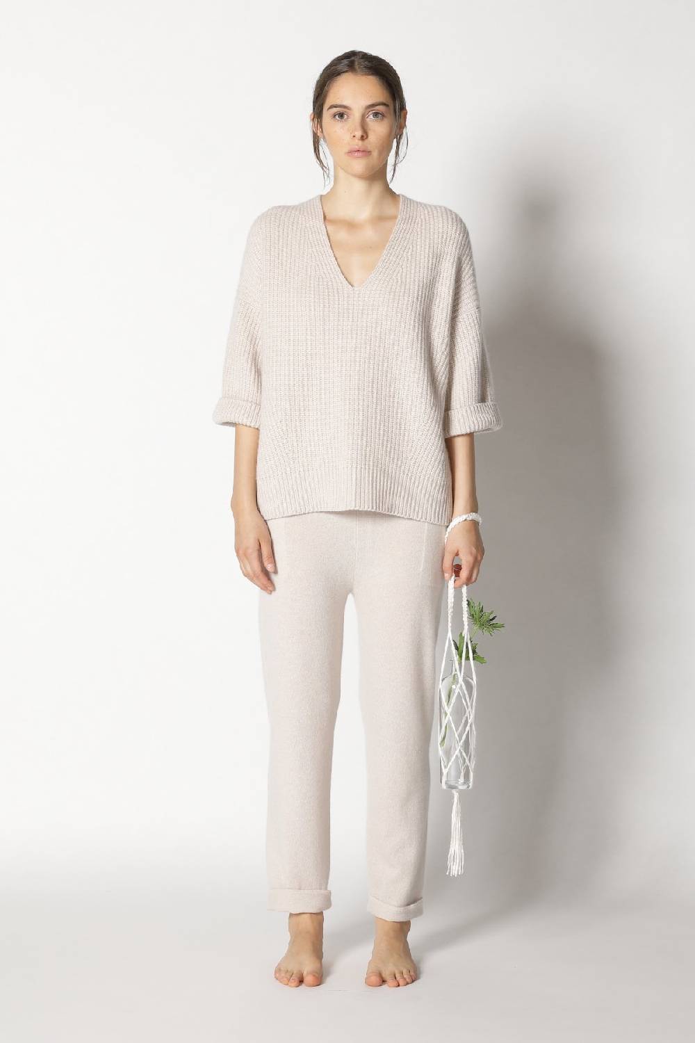 Sminfinity icon rib V neck + pure boat pants Wochenangebot