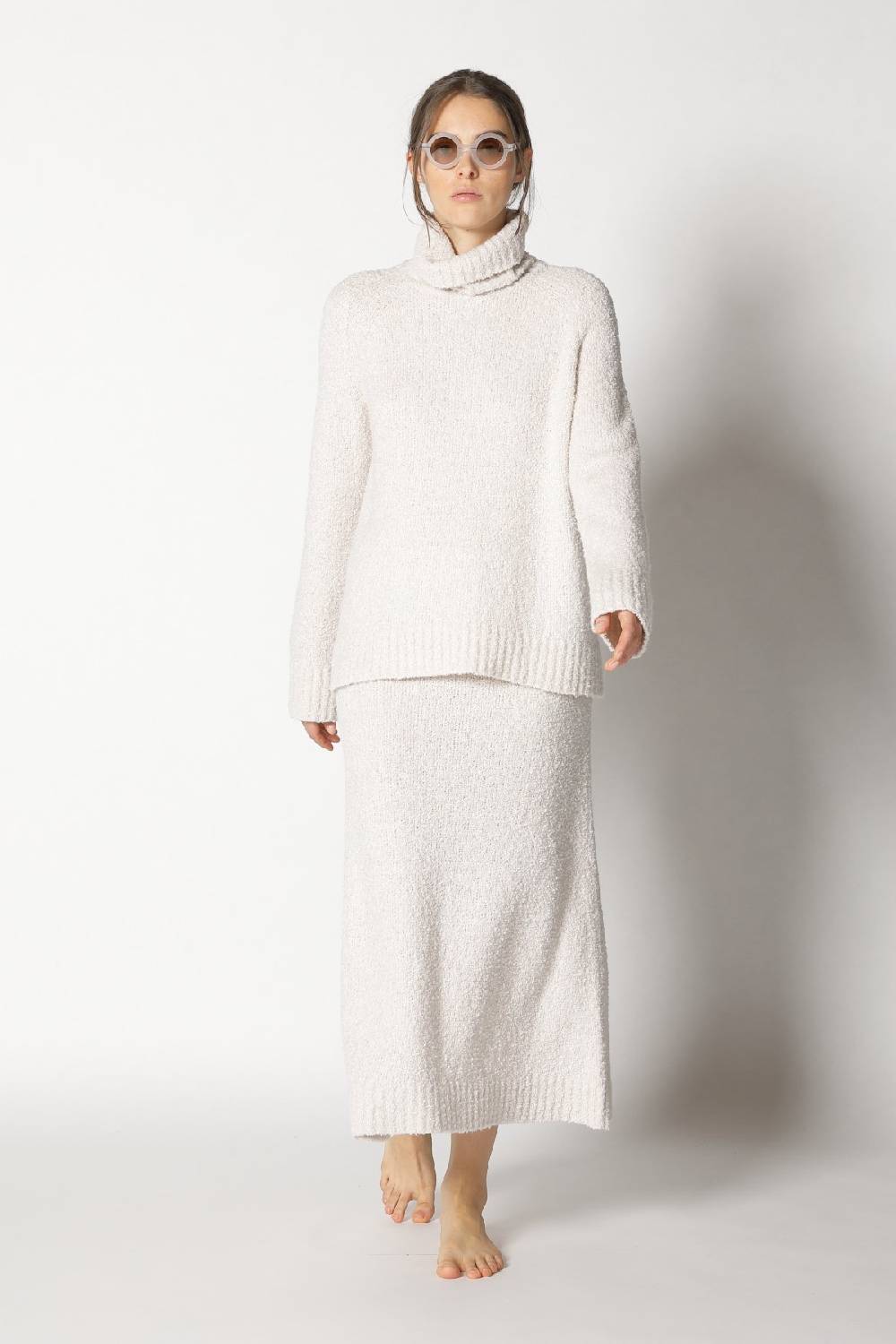 Sminfinity bouclé turtle + bouclé A skirt Kostenlose Rückgabe