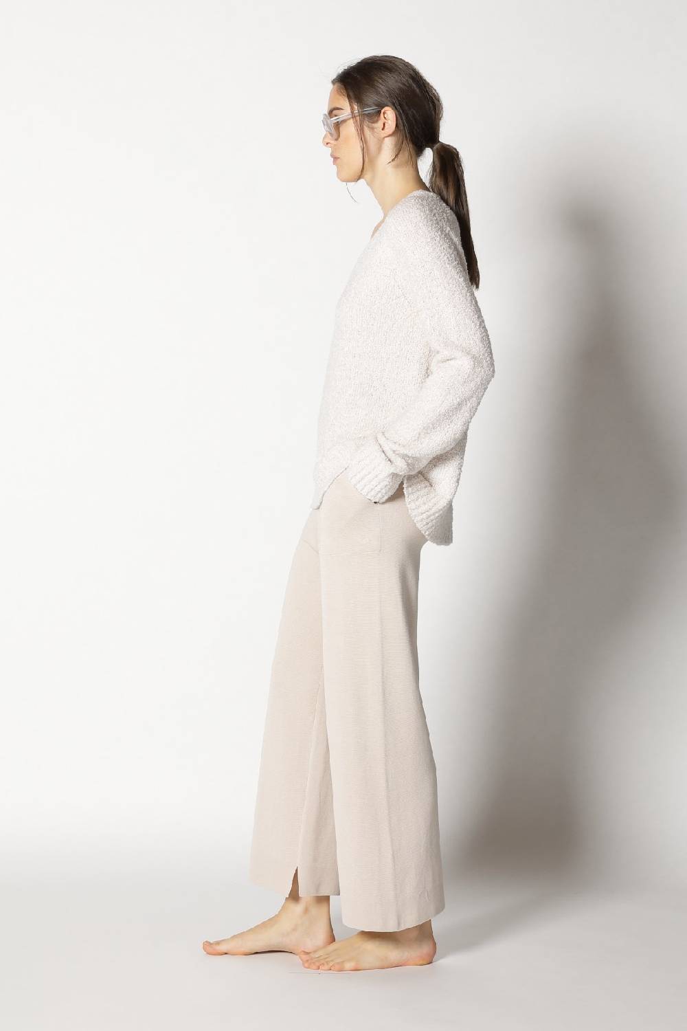 Sminfinity bouclé V neck + milano culotte Begrenzte Freigabe