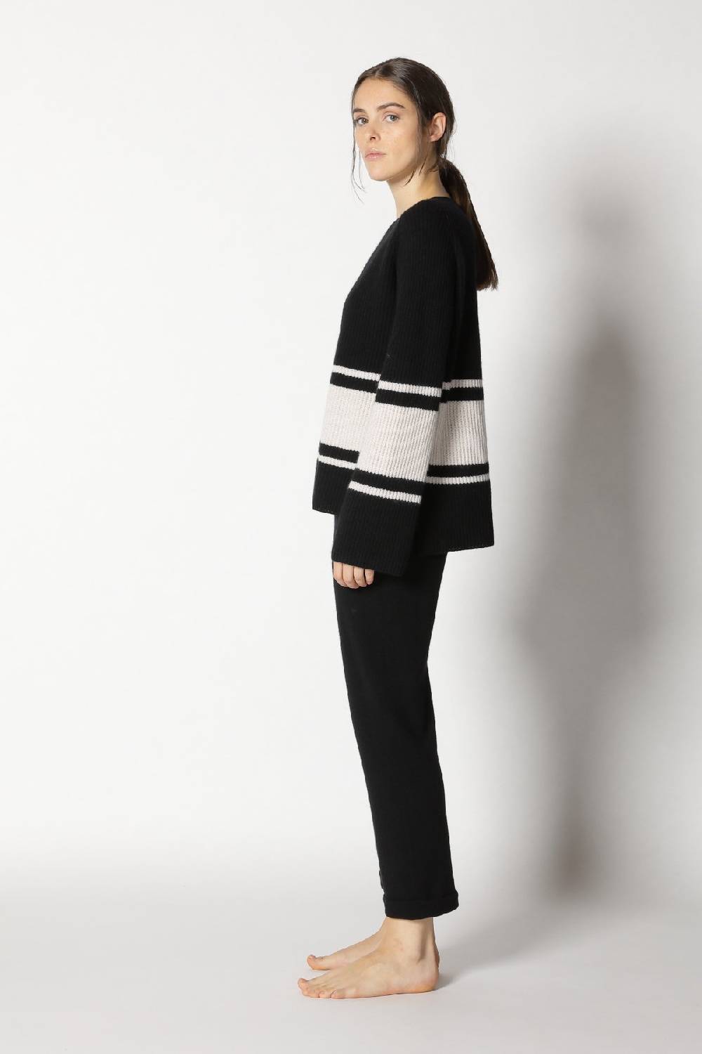 Sminfinity pure triped rib jumper + pure boat pants Nur für heute