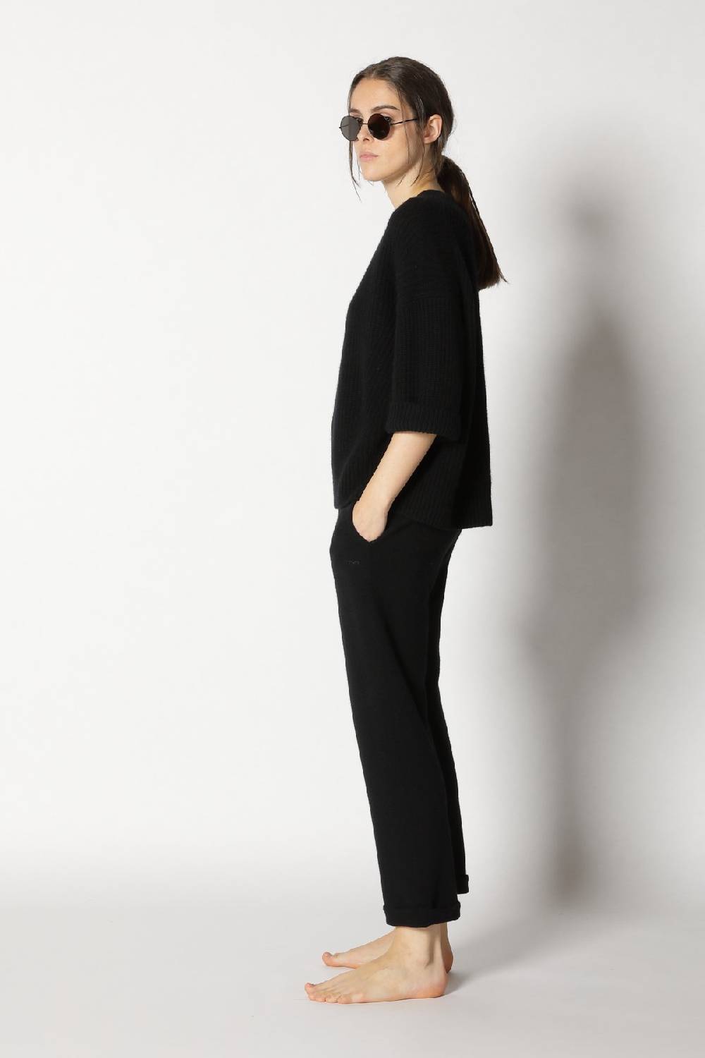Sminfinity icon rib V neck + pure boat pants Super Rabatt