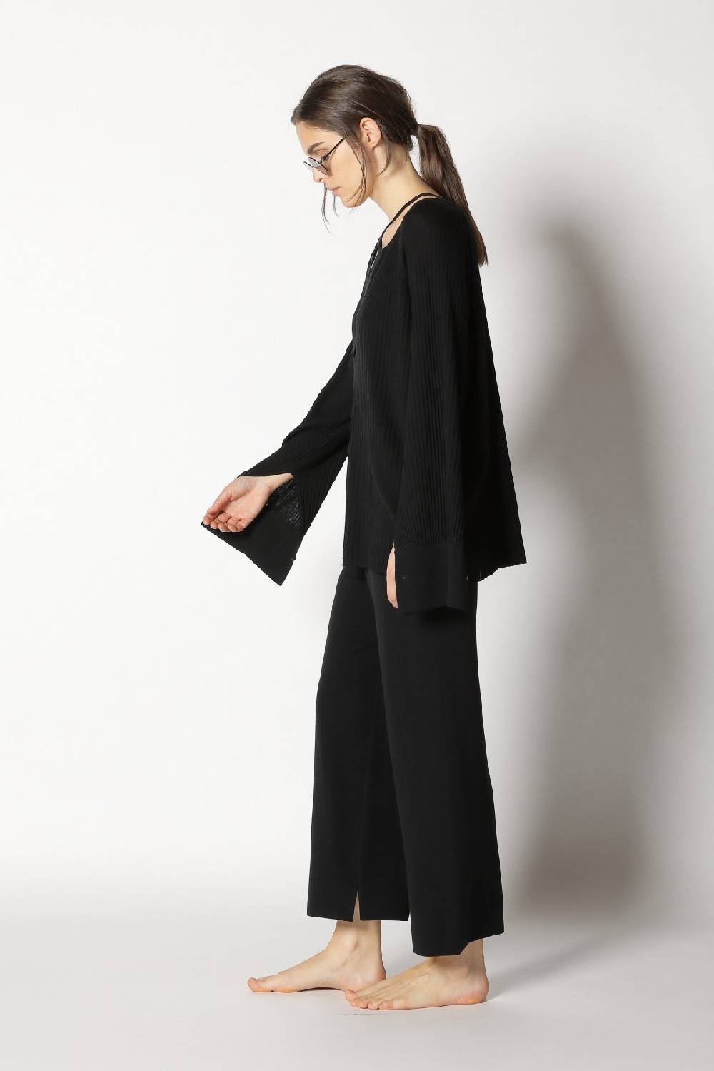 Sminfinity plissé drape tunic + milano culotte Kostenloser Versand international