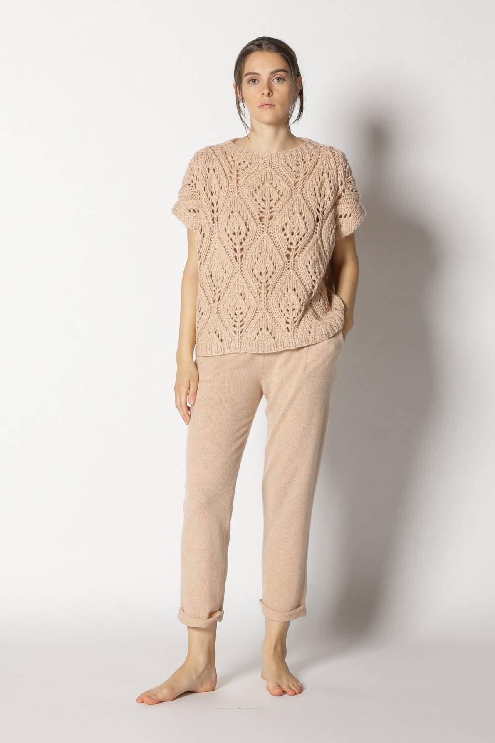 Sminfinity airy ajour top + pure boat pants Im Verkauf