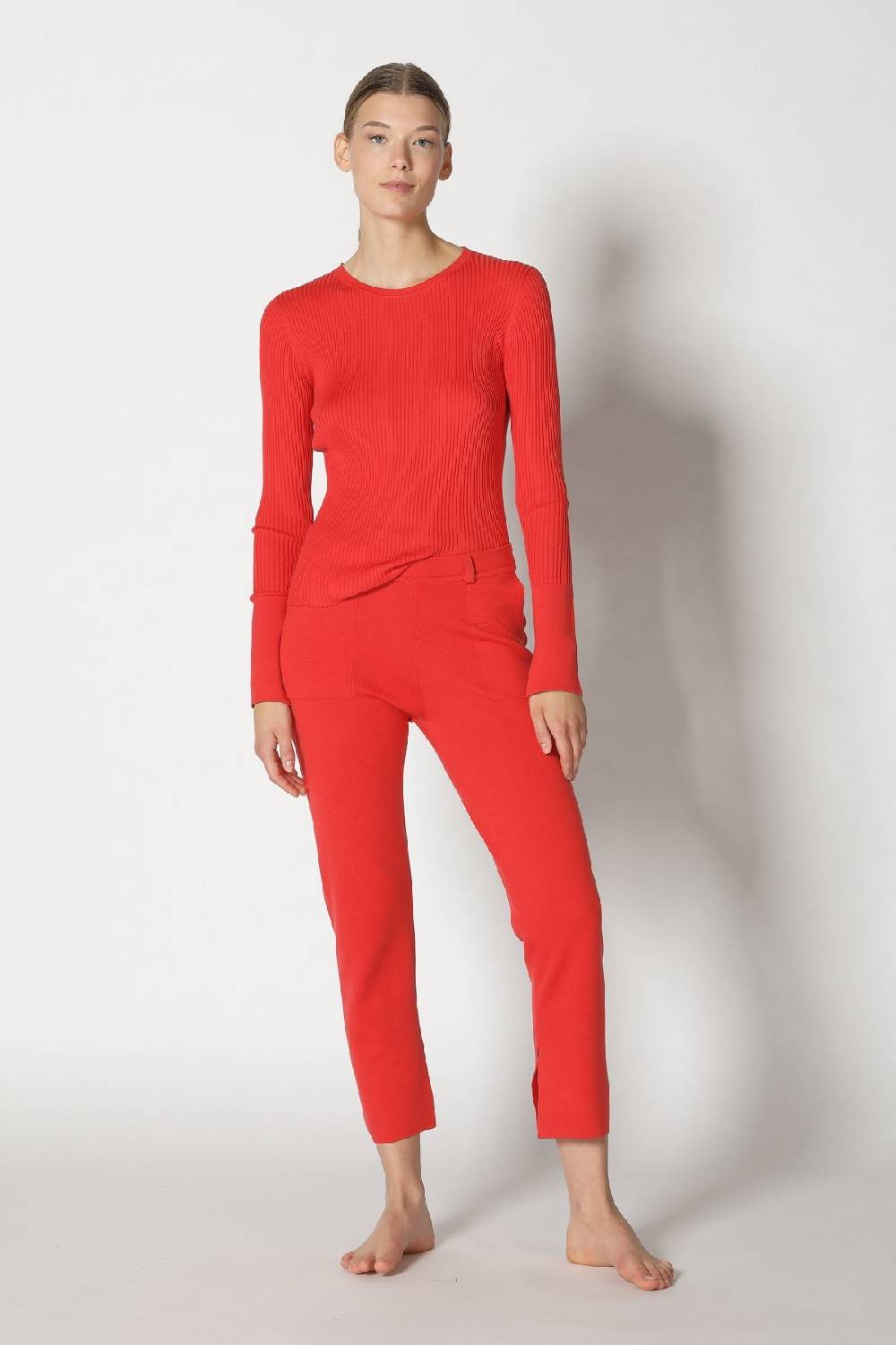 Sminfinity silky rib crew jumper Sonderangebot