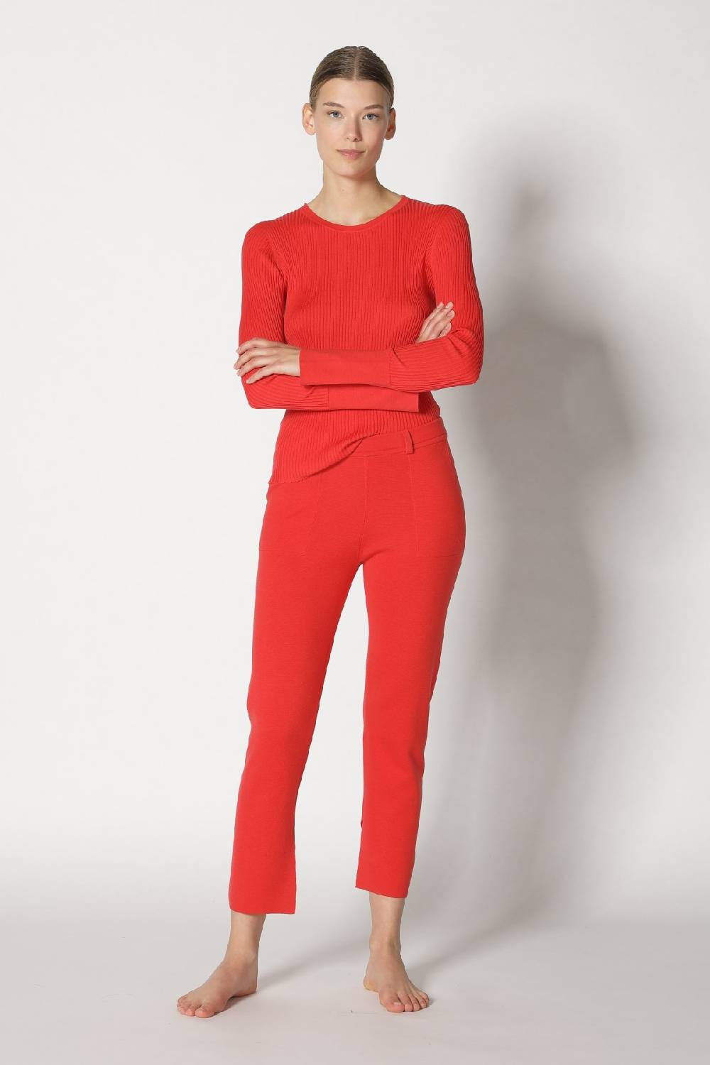 Sminfinity silky rib crew jumper Sonderangebot