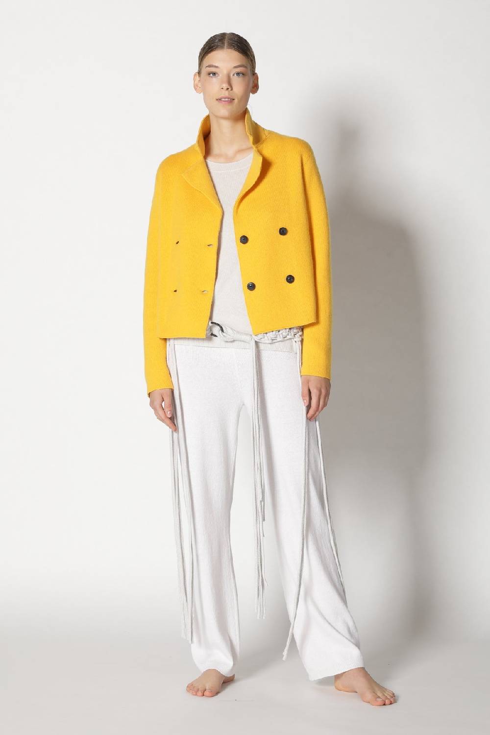 Sminfinity chilly cropped jacket + chilly jumper + chilly pants + hang loose ring belt Top Angebot