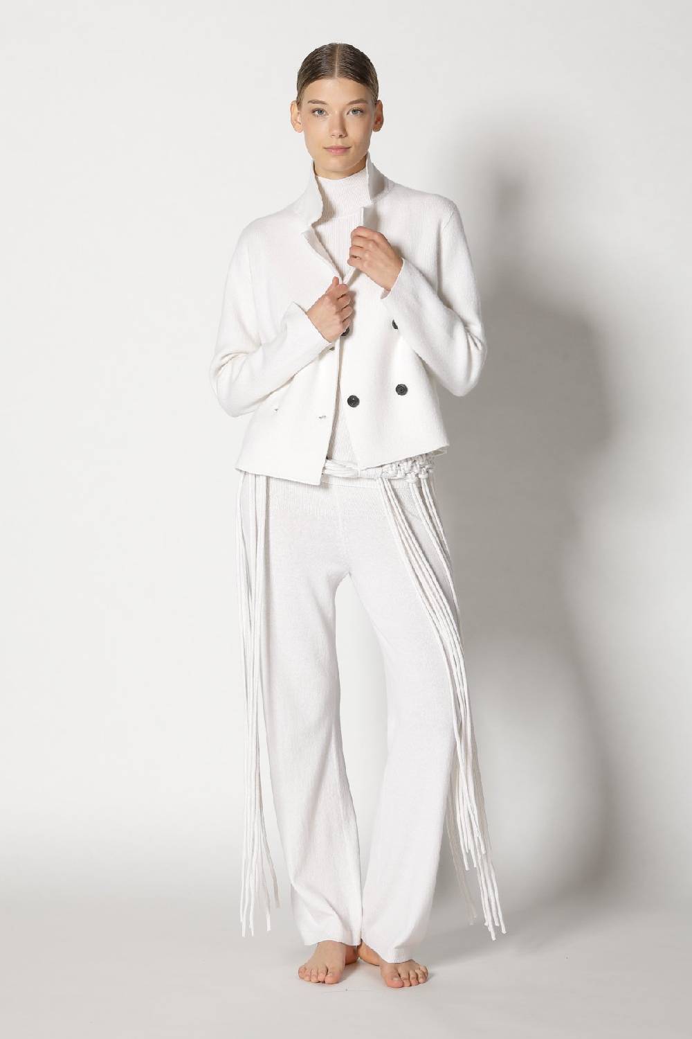Sminfinity chilly cropped jacket + chilly fitted top + chilly pants + hang loose ring belt Exklusive Angebote