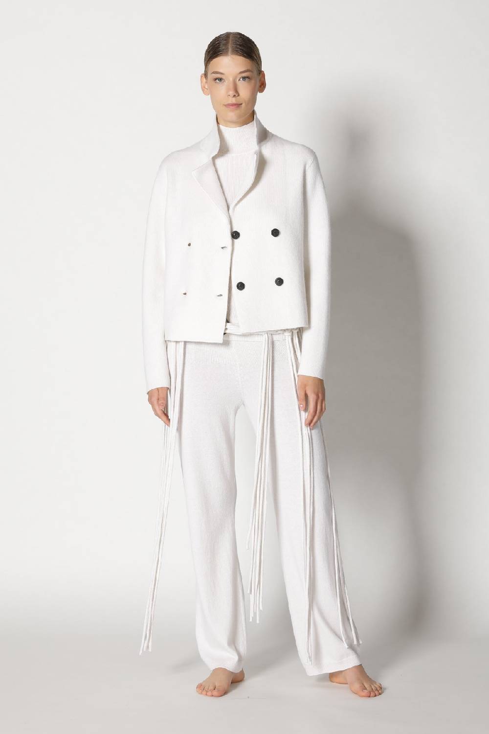 Sminfinity chilly cropped jacket + chilly fitted top + chilly pants + hang loose ring belt Exklusive Angebote