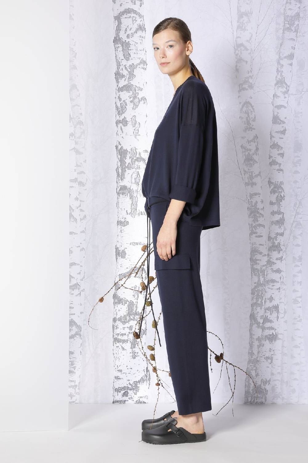Sminfinity extrafine oversized V + milano cropped cargo pants Letzter Tag