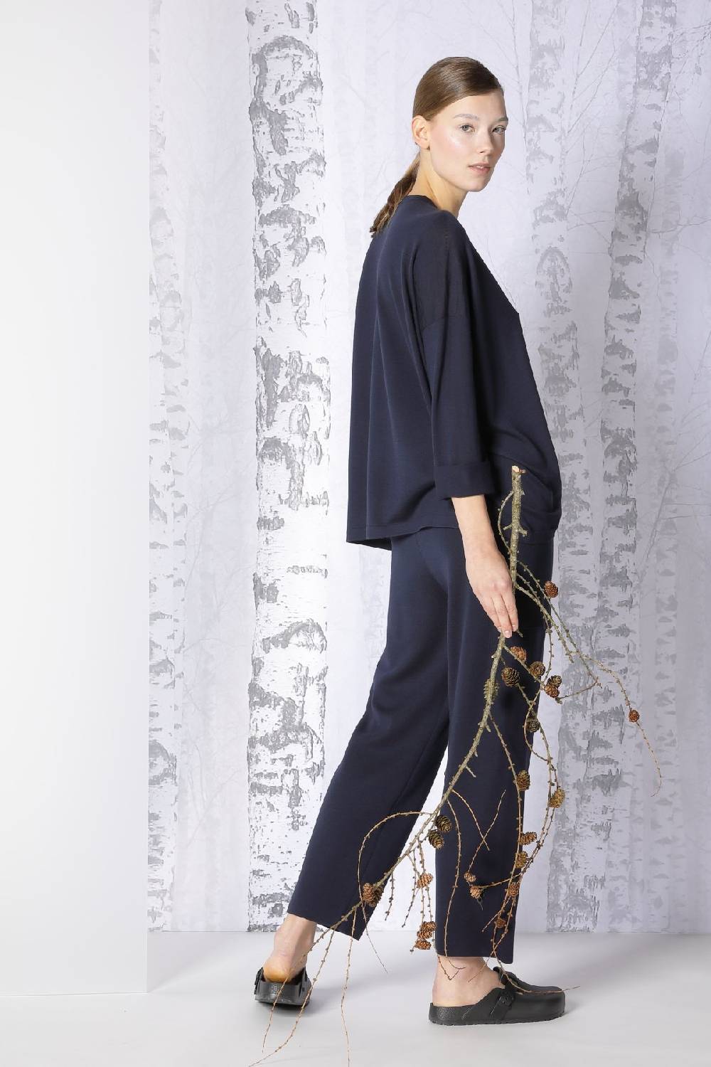 Sminfinity extrafine oversized V + milano cropped cargo pants Letzter Tag